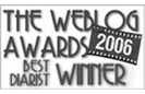 the weblog awards 2006 best diarist winner